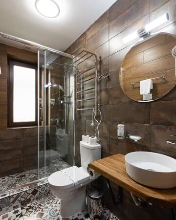 Фото номера Улучшенное шале Шале GOOD DAYS Shale Resort 4 км до Буковеля г. Яблоница 10